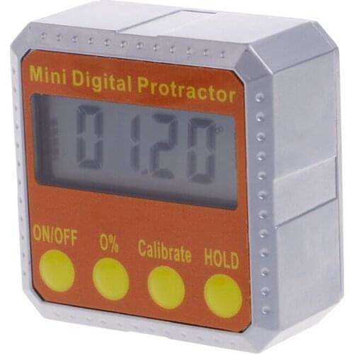 360 degree Digital Protractor Inclinometer Electronic Level Box Magnetic Angle Gauge