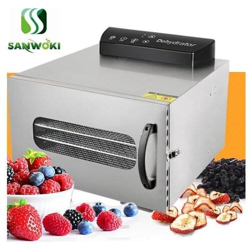 6 trays fruit tea maker apple Drying Machine lemon drier machine fruit dehydrator Dehydrated vegetables making machine
