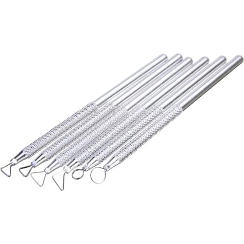 6 PCS Polymer Ceramic Modeling Kit Polymer Clay Sculpting Wax Carving Pottery Tools For Wax Carving Soap Art Jewelry Design