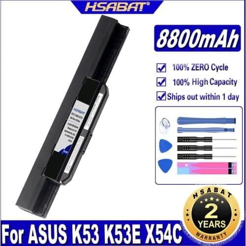 K53u 8800mAh Battery for Asus A32 K53 A42-K53 A31-K53 A41-K53 A43 A53 K43 K53 K53S X43 X44 X53 X54 X84 X53SV X53U X53B X54H
