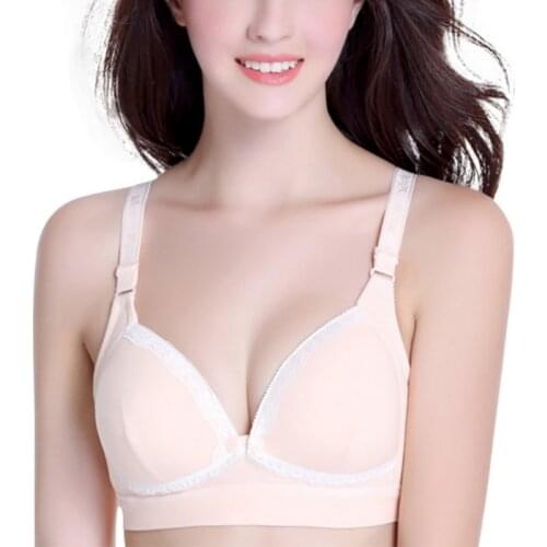 Nursing Bras Pregnant Women Lingerie Breastfeeding Hot No Rims Front Closure Breast Feeding Bras Large Size Brassieres
