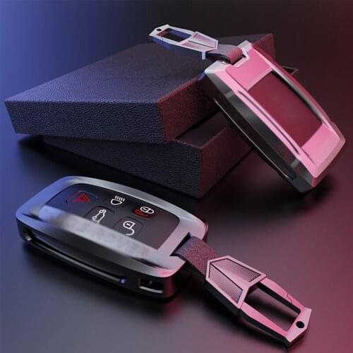 Zinc Alloy Key Case for Jaguar Land Rover Range Rover Aurora Discovery 4 Shenxing 5 Star Sports Car Key Protective Shell Buckle