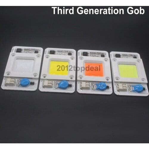 1pcs Hydroponice DOB AC LED COB Chip For Grow Plant Light Full Spectrum AC220V 50W For Indoor Plant Seedling Grow Flower