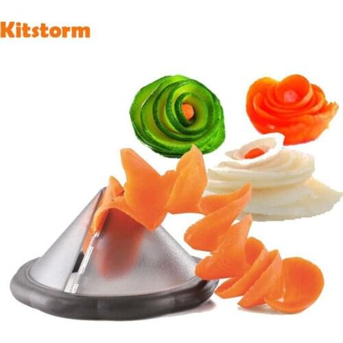 Home Gadgets Vegetable Spiral Slicer Carrot Spiralizer Cutter Tool Kitchen Accessories Cooking Tools