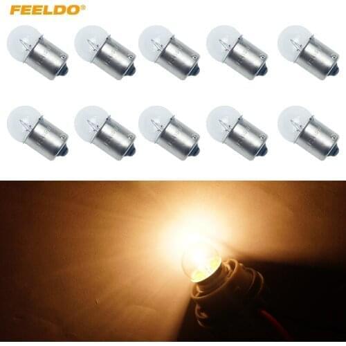 FEELDO 50pcs G18 24V5W BA15S 1156 Clear Glass Lamp Turn Tail Bulb Auto Truck Indicator Halogen Lamp #HQ6128