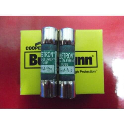 FNQ 4/10 delayed fuse ceramic fuse 400mA 500V 10X38 genuine US BUSS