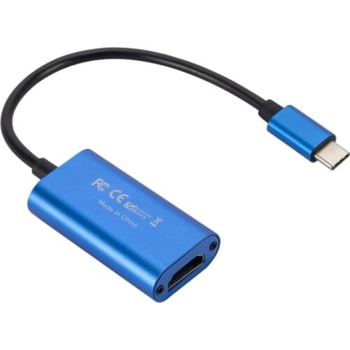 Type-C Video Capture Card HDMI-Compatible to Type-C Game Live Video Recording Online Teaching Recording