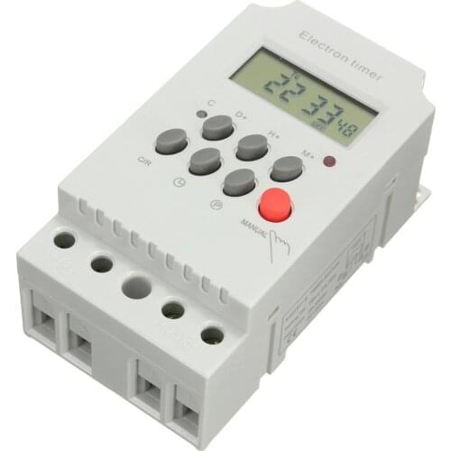 KG316T-II Programmable Timer Digital Time Switch LCD Micro-Computer Power Time Controller AC220V 25A
