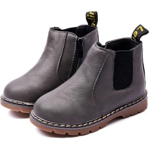 Hot Sale Fashion Baby Girls Boys Boots Warm Winter Kids Shoes For Boys Girls Classical Design Martin Boots Vintage Ankle Boots