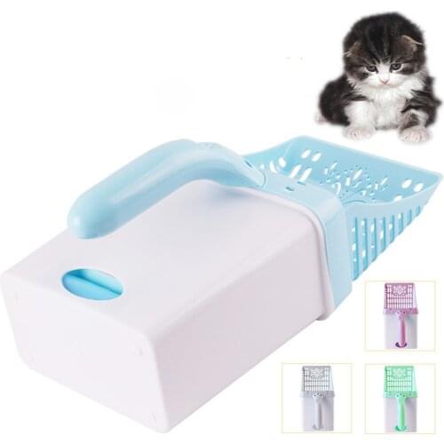 Cat Litter Shovel Pet Litter Sifter Hollow Neater Scoop Dog Sand Cleaning Cats Litter Pet Neater Scooper Cats Tray box Scoopers