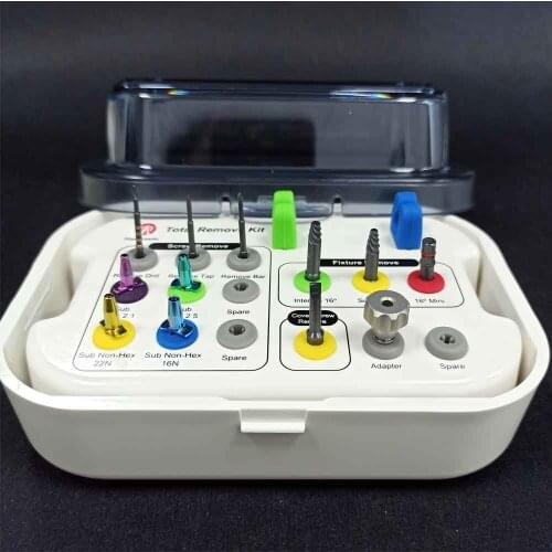 Dental Remove Implant Set Take The Failed Implant Set Dental Total Remove Kit Fixture & Screw Remove Kit Dental torque wrench
