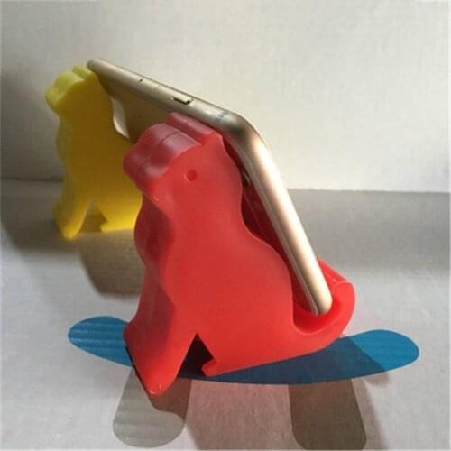 Mobile Phone Holder Table Desktop Stand Plastic Desk Mount Candy Color Mini Portable Holder Universal Bracket for Smartphone