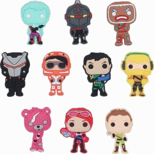 New product 1pc shoe decoration/croc shoe charms/shoe accessories for clogs kids school gift fit wristband croc jibz