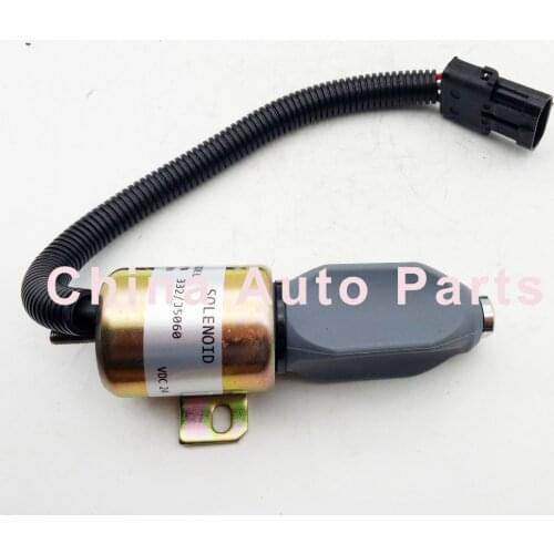 332/J5060 Fuel Solenoid For JCB JS130 JS160 JS180 JS240 JS260 JS330 Stopper Motor 24V