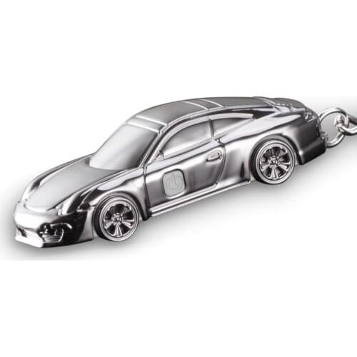 Portable Mini Car Shape Windproof Electronic USB Rechargeable Lighter With Keychain