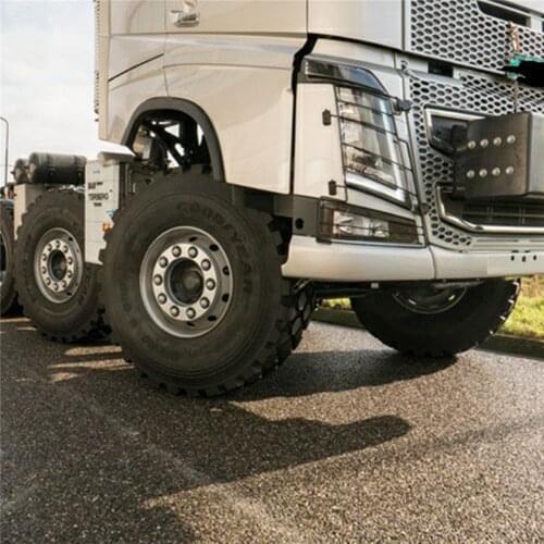 Durable Metal Lampshade Light Protective Cover for 1/14 Tamiya 56360 Volvo F16 RC Tractor Modification Parts