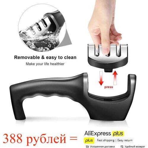 Professional knife sharpener edge apex 3 stages knife sharpening stone Scissors Grinder Tungsten Diamond Ceramic Whetstone Tools