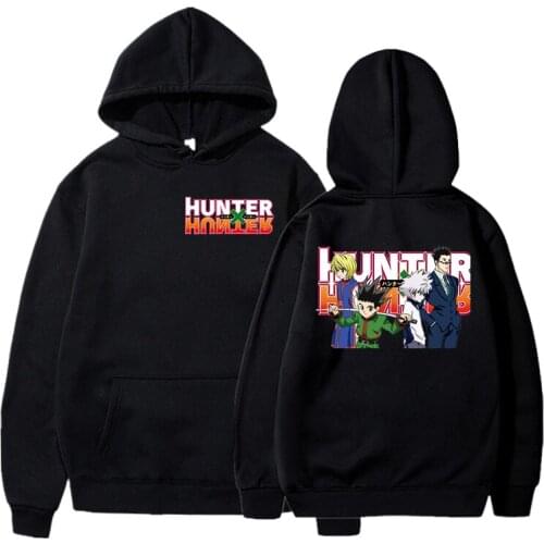 2 Sides Printed Hunter x Hunter Hoodies Man Women Long Sleeve Casual Sportswear Fashion Sportswear Tops Cotton Pullover XXS-4XL
