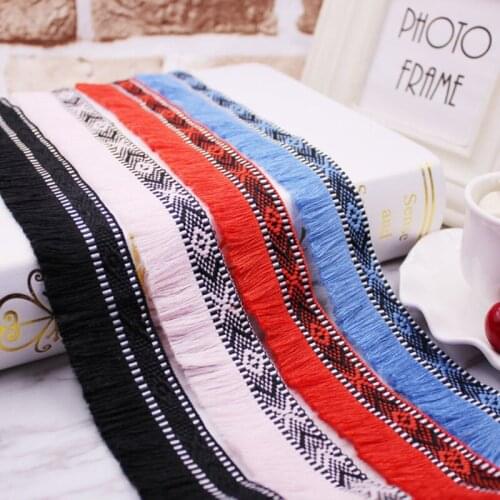 2.7M Polyamide Nylon Fringe Tassel Trim Sewing Decoration african lace fabric garment decor clothes accessory