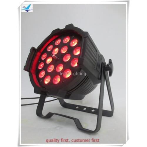 2017 Hot selling light 10xlot zoom led par 18 x 18w par led rgbwauv 6in1 disco dj stage lighting