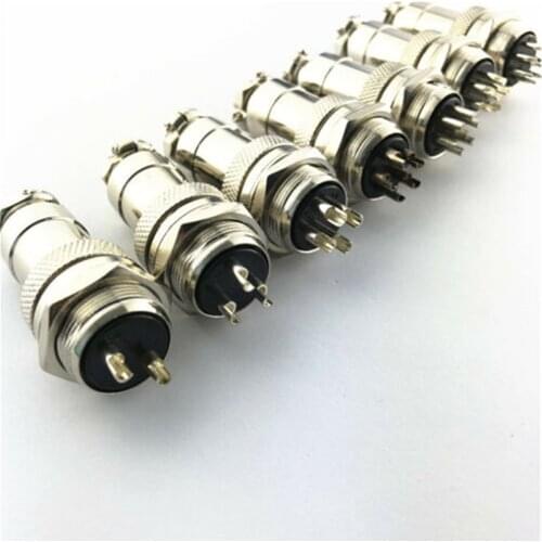 5 Pairs GX16 2/3/4/5/6/7/8/9 Pin Male + Vrouwelijke 16Mm L70-78 Circular Aviation Socket Plug Draad Panel Connector