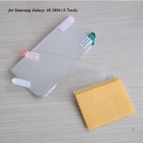 500PCS/Lot Clear Phone Protective Film For Samsung Galaxy A8 2016 Screen Protector By DHL Fedex