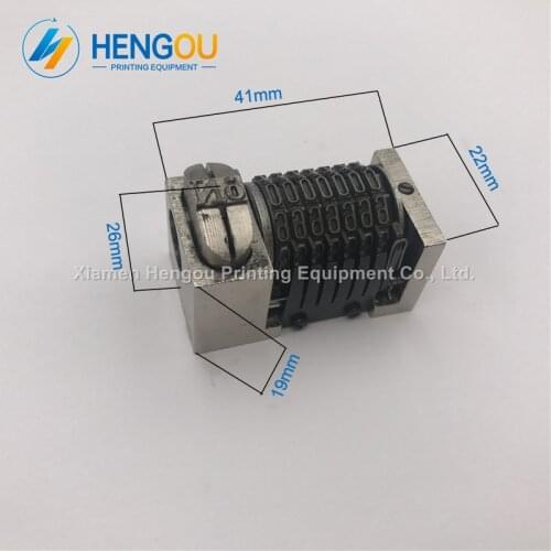 51 Tablet letterpress 7 digits Numbering Machine ticket coding machine offset Numbering Machine clockwise forward 1234567