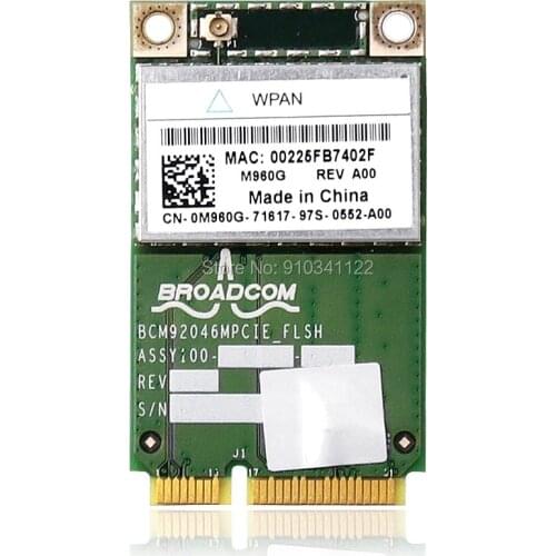 Wireless Bluetooth 2.1 Card Module 0P560G 0P560G BCM92046 MPCIE 370 latitude for Dell E6400 E6500 E5500 M2400 M4400 E6400 1435