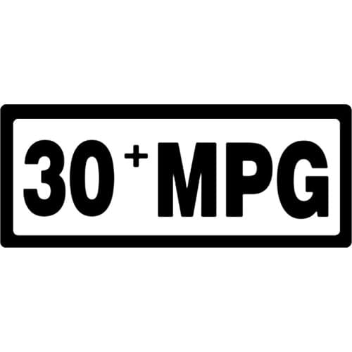 CS-10467# Vinyl Decal 30+MPG Car Sticker Waterproof Auto Decors on Truck Bumper Rear Window