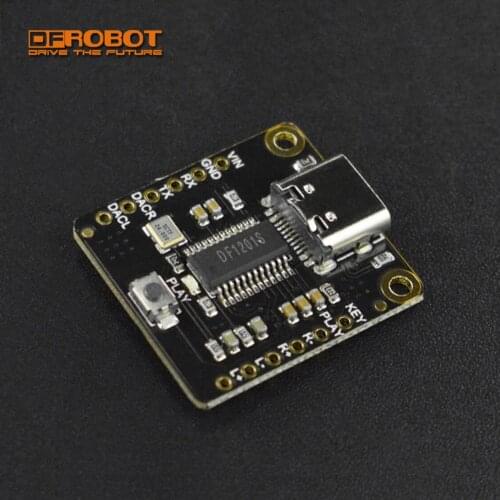 DFRobot Fermion DFPlayer Pro mini MP3 Player Module 128MB Storage Dual channel support Arduino AT on-board button ADKEY control