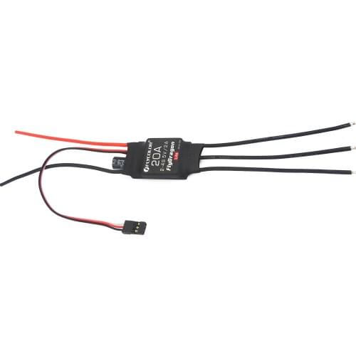 FLYCOLOR Fly Dragon Lite 20A 30A 40A 50A 2-4S Brushless ESC For Fixed-wing RC Aircraft Quadcopter Model Spare Parts