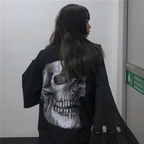 Summer Female Fashion Cool High Street Female Kpop Tshirt Summer Summer Streetwear Black Girls Sweatshirt