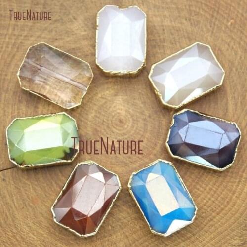 10Pcs Roundrect Beads White, Champagne, Blue, Clear, Grass Green, Purlple, Reddish Brown Glass Crystal Beads 18x13mm BE14689