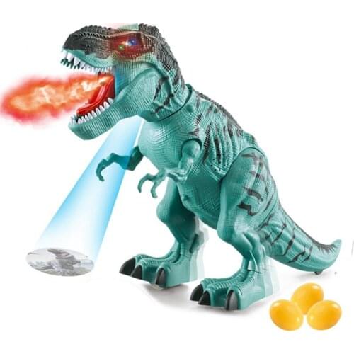 2020 new remote control toys dinosaur animals Dinosaur Tyrannosaurus Rex Laying Egg Spray Projection rc animals kids toys animal