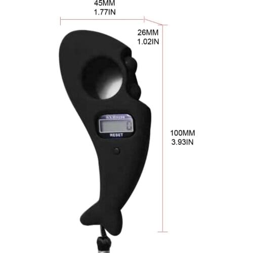 Fish-like Portable Handheld Digital Beads Counter Finger Game Toy Auto Turn off Memory Function Decompression Relaxation 875F