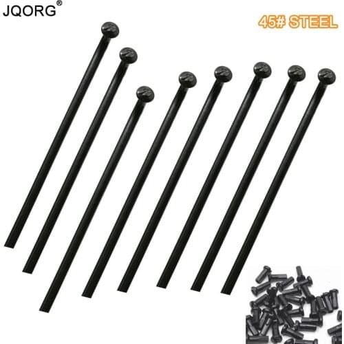 JQORG E-bike Spokes 13G Diameter 2.26mm Black Color Hub Motor Spokes 45# Steel Material J-bend Electric Bike Motor Wheel Spokes