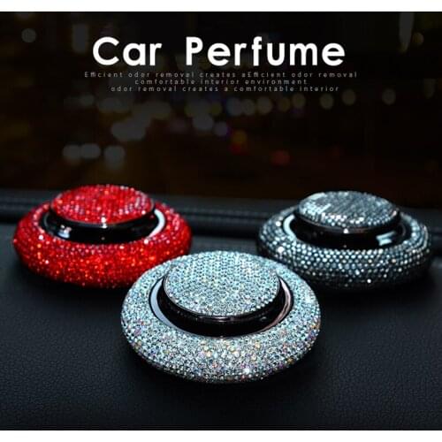 Rhinestone Car Air Freshener Perfume Clips Fragrance Crystal Diamond Air Outlet Vent Fresh Car