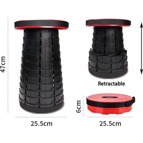 Outdoor Furniture Retractable Stool Chairs Portable Lounge Folding Chair Camping Stool Foldable Convenient Fishing Rest Hiking