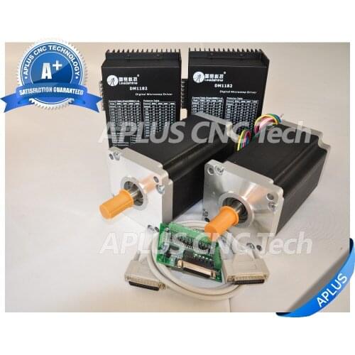 2-Axis NEMA 42 Stepper Motor (4100oz-in/200mm/8.0A) & 150VAC Stepper Driver DM1182 Kit