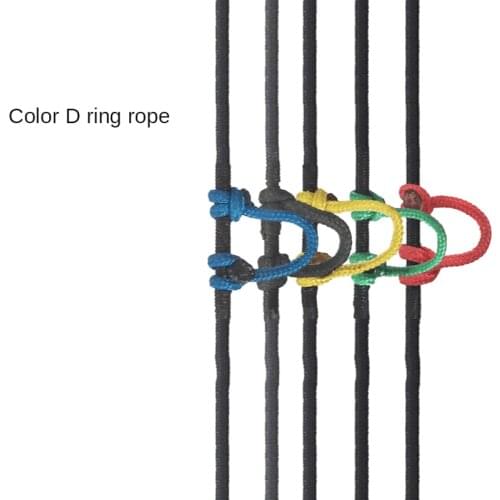 3/6/10 Meter Archery Compound Bow D Loop Rope Nylon String Cord Release U Rope Nocking D Ring Hunting Accessories