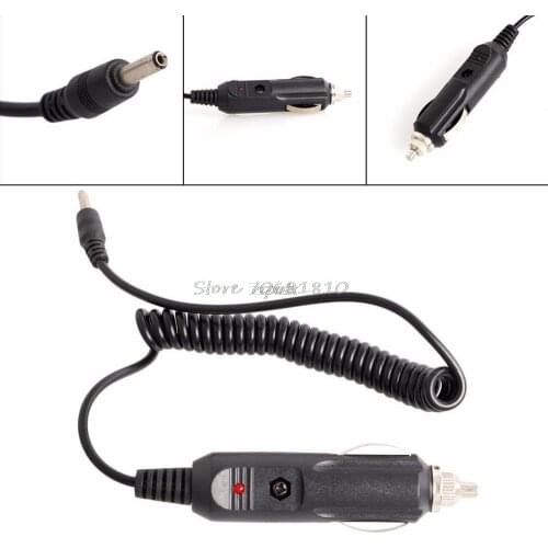1.5M DC 12V Car Charger Power Adapter Cigarette Lighter Spring Cable 3.5 x1.35mm Jy23 19 Dropship