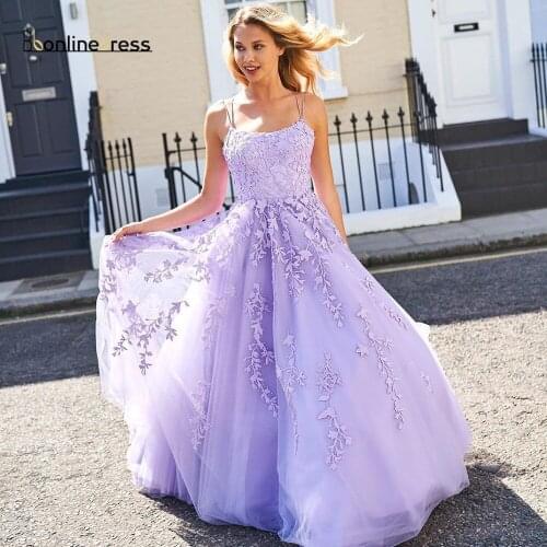 Bbonlinedress Youthful Yellow Prom Dress Spaghetti Strap Tulle Long Girl Wear Party Dresses Backless Vestido de festa