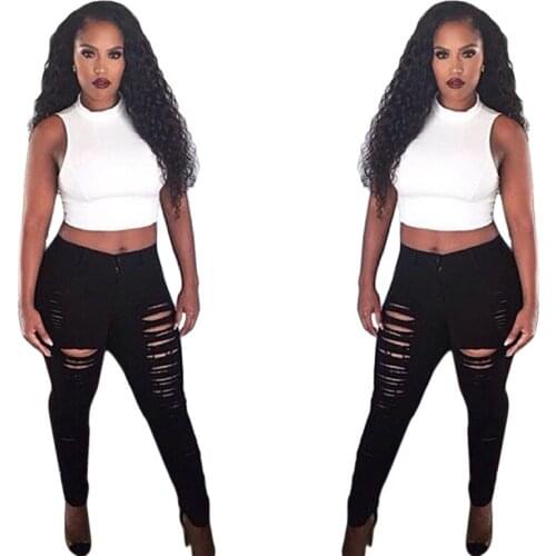 Bigsweety Women's Denim Capri Pants