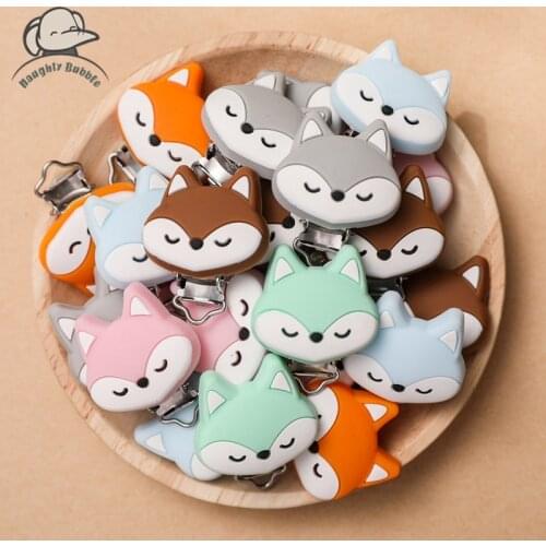 1pc Nipple Chain Accessories BPA Cute Modelling Fox Pacifier Clip Baby Accessories Nipples and Accessories Baby Goods Baby Gifts
