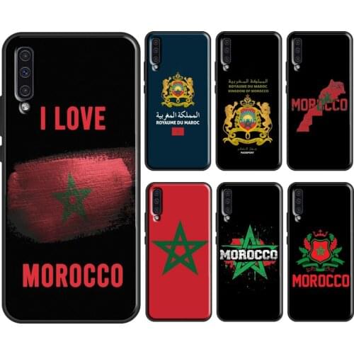 Maroc Morocco Flag Coat Of Arms Cover For Samsung Galaxy A52 A12 A32 A72 A10 A40 A50 A70 A21S A20e A11 A31 A41 A51 A71 Case