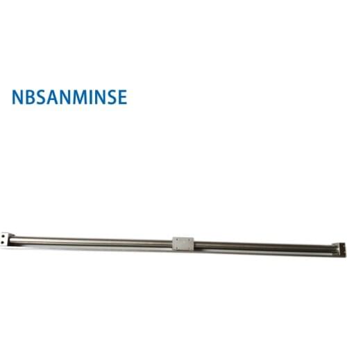 CY3R 15mm Bore Pneumatic Magnetically Coupled Rodless Rubber bumper SMC design Pneumatic Cylinder Compressed Air Cylinder Sanmin