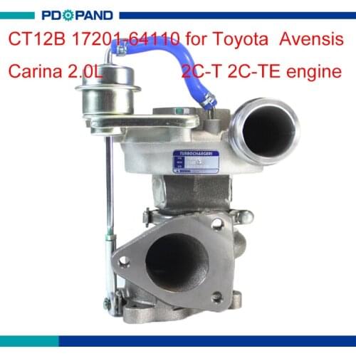 Engine part CT12B 17201-64110 Turbo charger kit for Toyota Avensis T22 Carina T19 2.0L 2C engine 1720164110