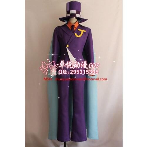 Free SHIPPING Kid the Phantom Thief joker costume FOR male