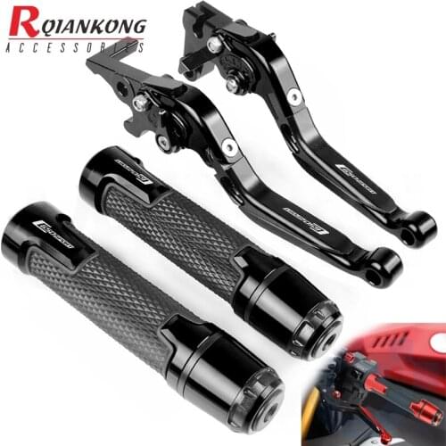 For BMW C650SPORT 2015-2019 CNC Aluminum Motorcycle Accessories Adjustable Foldable Brake Clutch Levers and Handlebar Grips