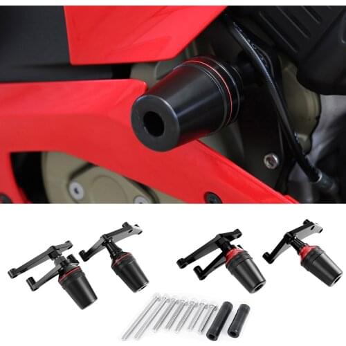 For Ducati Panigale V4 V4S 2018 2019 2020 Motorcycle Aluminum Frame Sliders Anti Crash Protector Fairing Guard